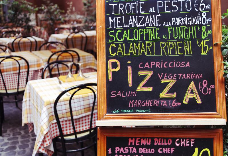 Terrasse de café à Rome - Italie